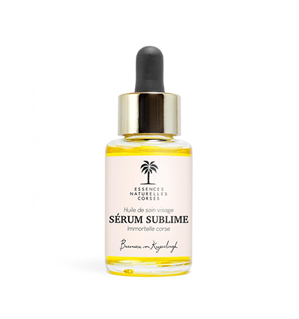 Illustration : Sérum sublime à l’immortelle de Corse 
